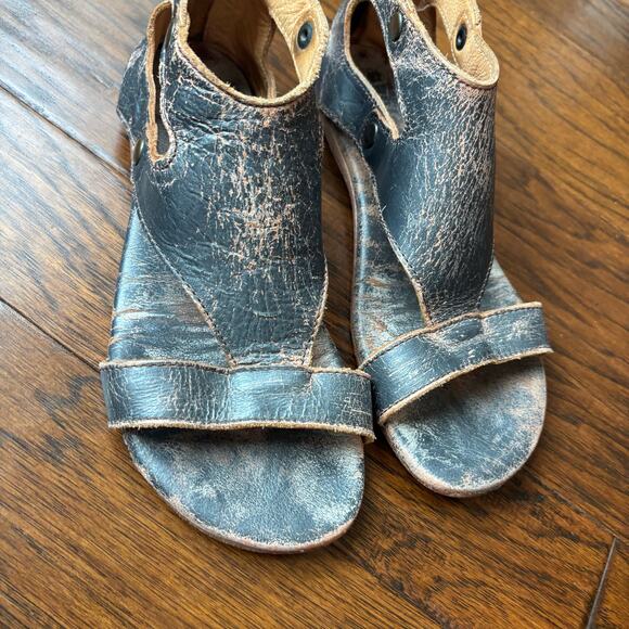 Bed Stu Women’s Soto Distressed Leather Sandals Sz 7 Gladiator Boho Bohemian - Picture 11 of 11